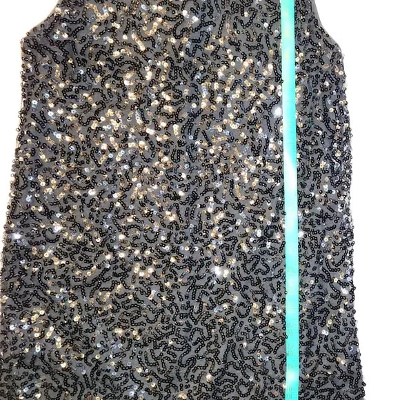 Scoop Neck Sleeveless Sequin Dress - Picture 10 of 10